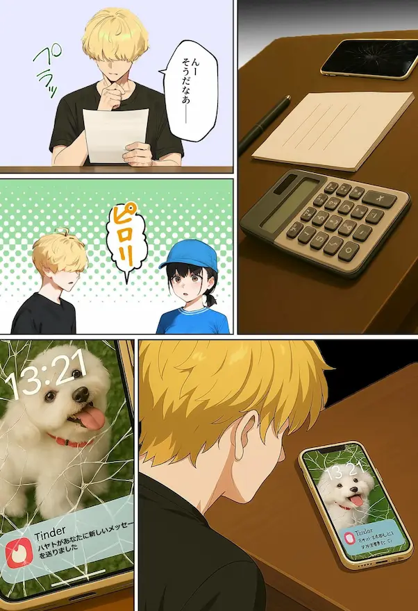 「【実話】引っ越し見積もり中、新人ちゃん（22）のバキバキスマホにマチアプ通知！ヤリモク男子から「俺が」守らなきゃwww」