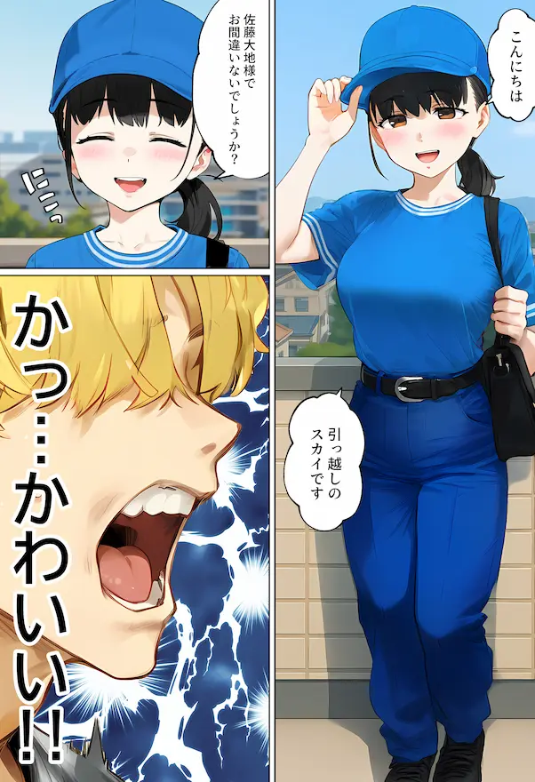 「【実話】引っ越し見積もり中、新人ちゃん（22）のバキバキスマホにマチアプ通知！ヤリモク男子から「俺が」守らなきゃwww」