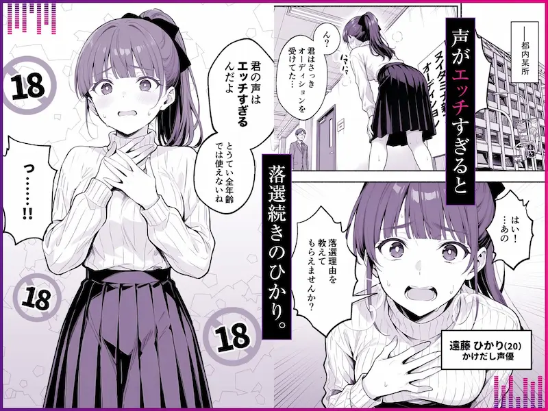 逃げられない防音室 〜マイクが拾った新人声優恥辱の3日間〜の画像